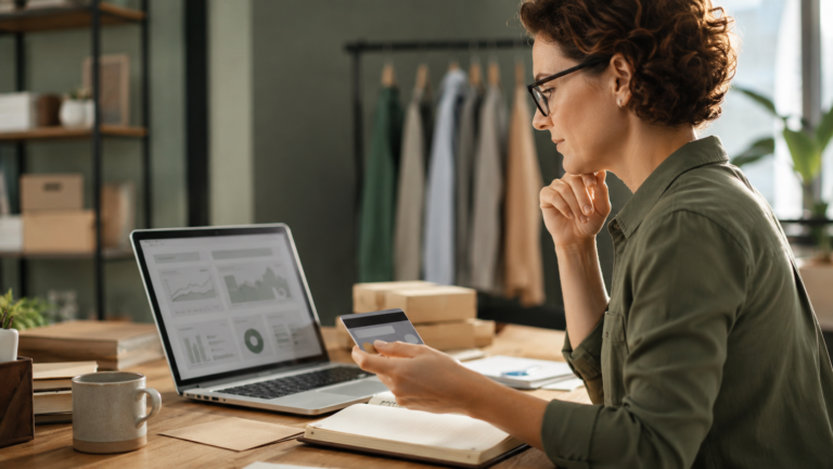 Business owner comparing a line of credit and a term loan